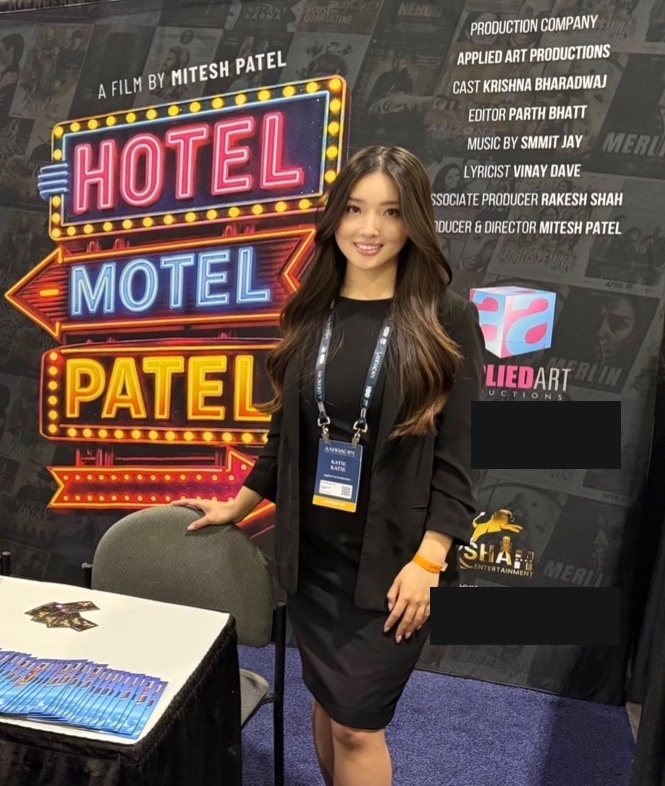 Meridian brand ambassador staffing an exhibitor booth at a trade show